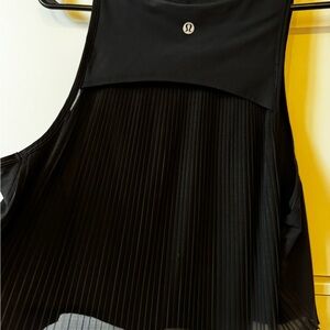 Lululemon Black Mesh Tank Top
